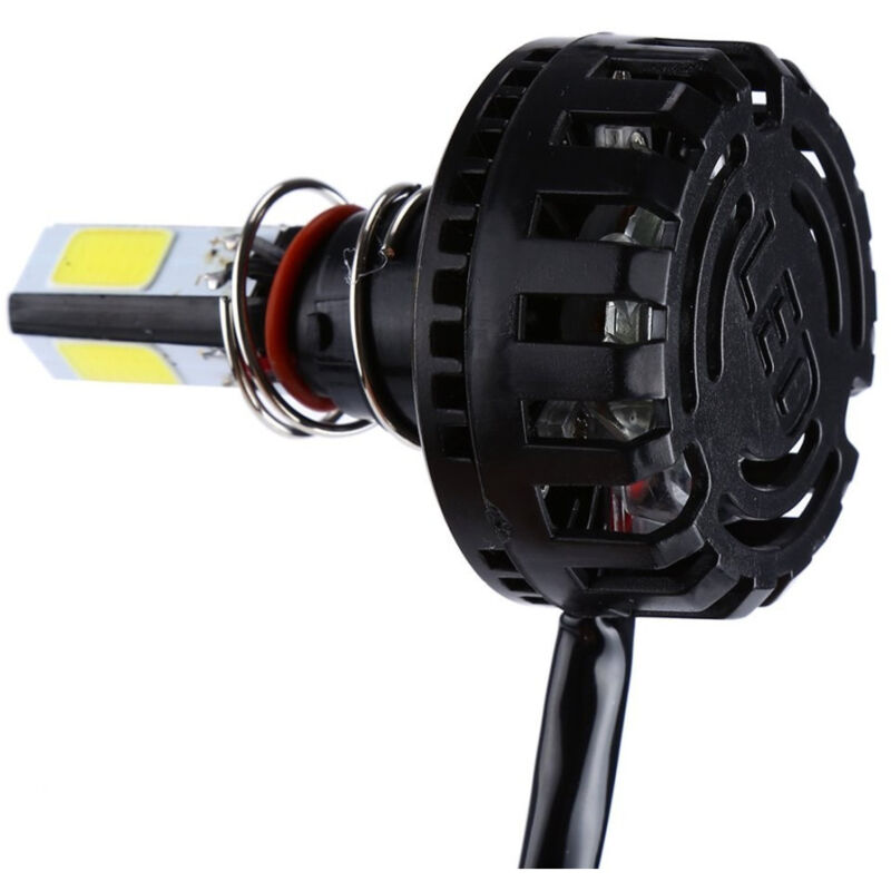 foto del prodotto trade shop traesio kit lampada h4 led moto scooter motocicletta 3500lm 12v 36w abbagliante mh4 h4 