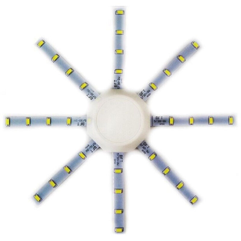 foto del prodotto trade shop traesio kit led smd 16w corona sostituzione plafoniere alogene bianco freddo naturale 