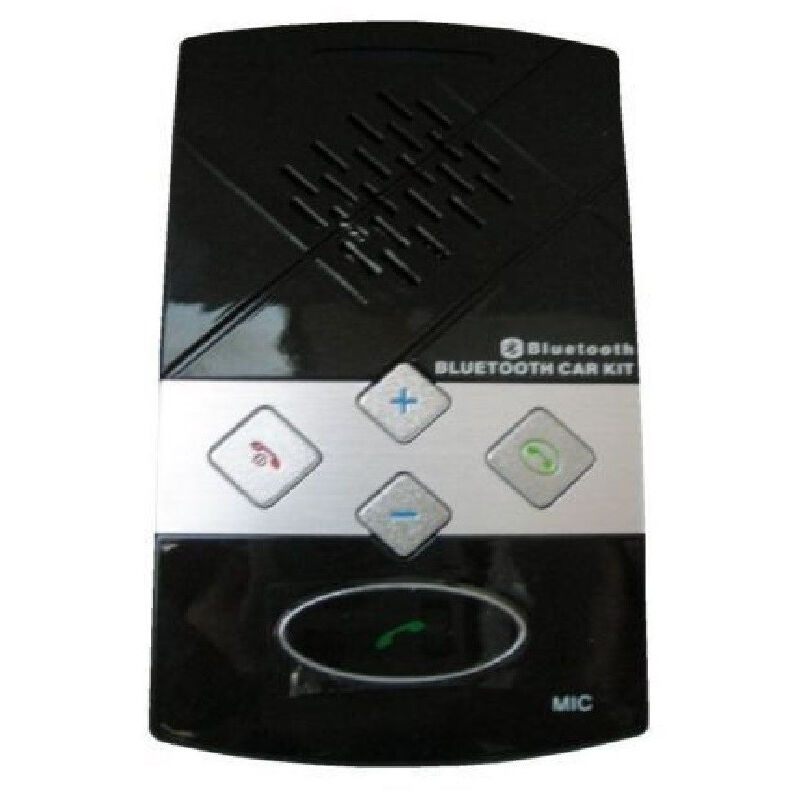 foto del prodotto trade shop traesio kit vivavoce trasmettitore bluetooth per auto universale con microfono 