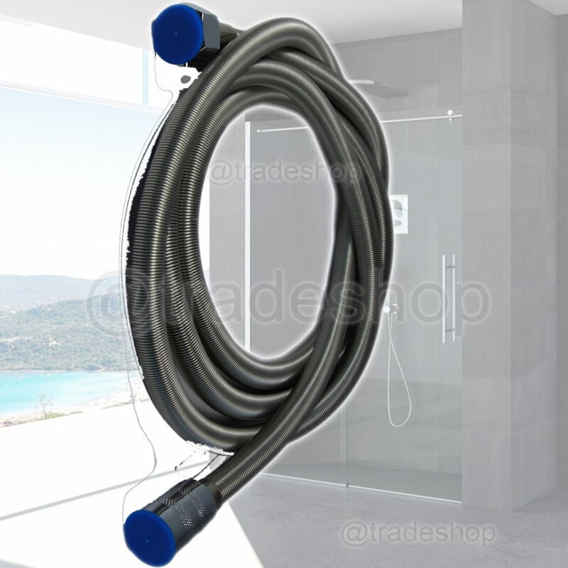 foto del prodotto trade shop traesio laccio tubo flessibile antitorsione per doccia cabina doccia cromato 2 metri 