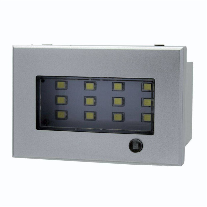 foto del prodotto trade shop traesio lampada 3m led segnapasso emergenza silver compatibile bticino axolute 