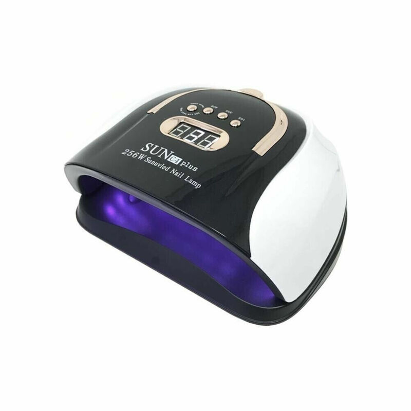 foto del prodotto trade shop traesio - lampada 57 led uv 2in1 ricostruzione unghie sun c4 plus 256 w asciuga smalto gel -