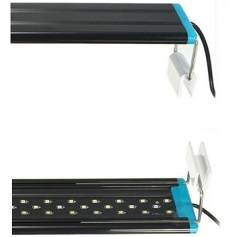 foto del prodotto trade shop traesio lampada d93 luce plafoniera estendibile led per acquario bordo vasca regolabile 