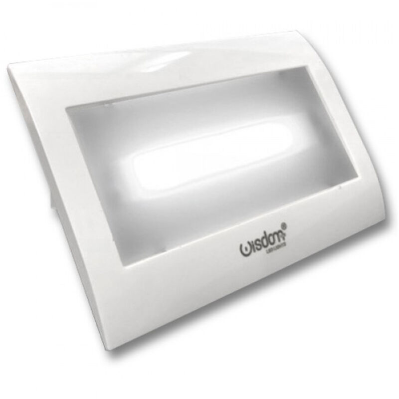 foto del prodotto trade shop traesio lampada di emergenza segnapassi a led 2,5w da incasso per cassetta scatola 503 