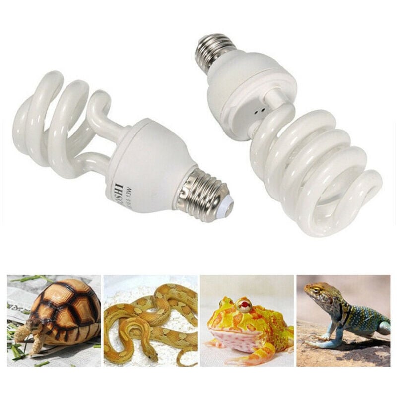 foto del prodotto trade shop traesio lampada fluorescente uvb 10.0 luce solare rettili habitat estremamente luminoso 