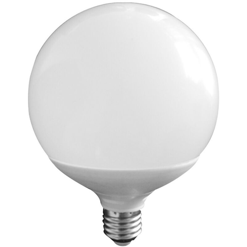 foto del prodotto trade shop traesio lampada lampadina led globo sfera bulbo luce bianca fredda naturale calda e27 w bianco naturale 15 watt globo 