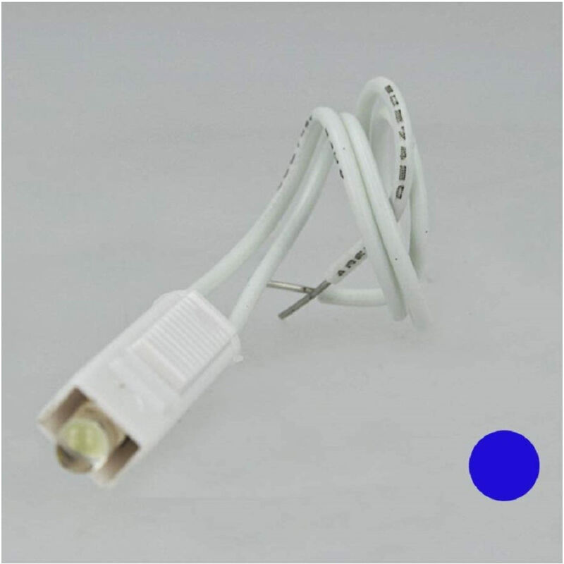 foto del prodotto trade shop traesio lampada led 220v 0.5w per comandi assiali compatibile bticino axolute blu