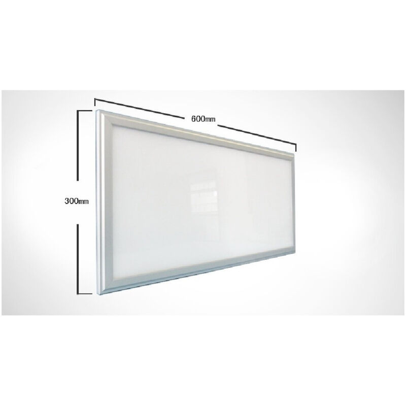 foto del prodotto trade shop traesio lampada pannello led luminoso 60x30 cm 20w plafoniera incasso luce fredda calda 