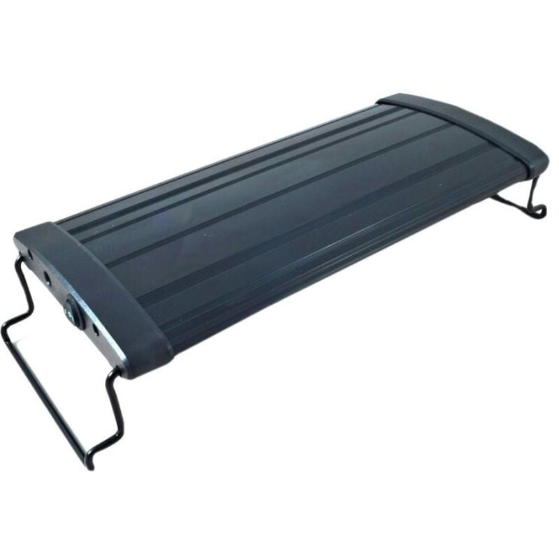 foto del prodotto trade shop traesio lampada plafoniera a led per acquari a bordo vasca regolabile luce bianca blu led300 