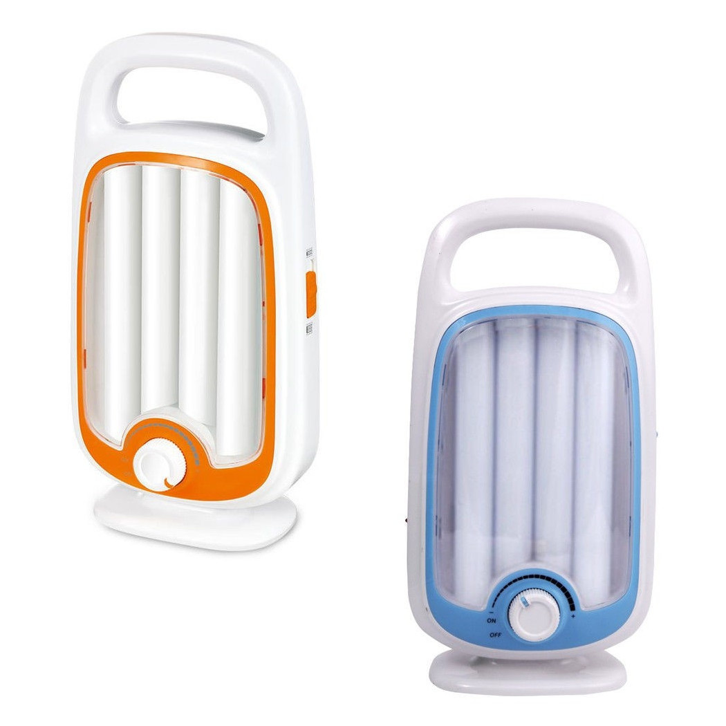 foto del prodotto trade shop traesio lampada torcia emergenza portatile ricaricabile luce led 8.8w campeggio dp 7128 