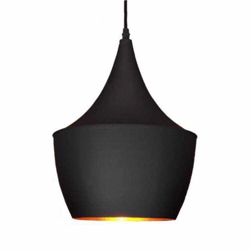 foto del prodotto trade shop traesio lampadario a sospensione lampada stile vintage industriale attacco e27 nero co3824 2 