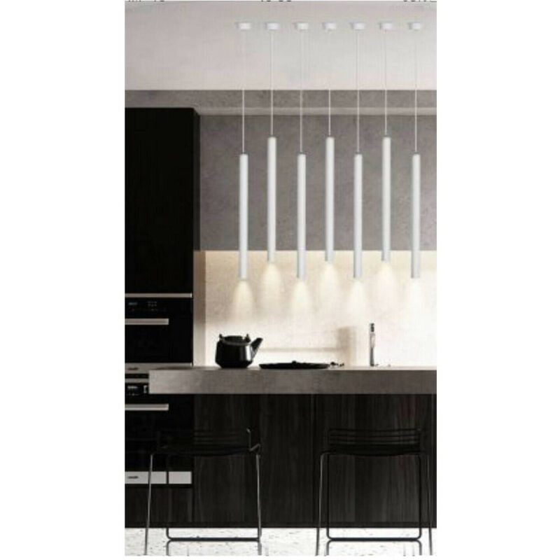 foto del prodotto trade shop traesio lampadario da soffitto led 3 watt punto luce fredda calda naturale bianco a11 b bianco naturale 
