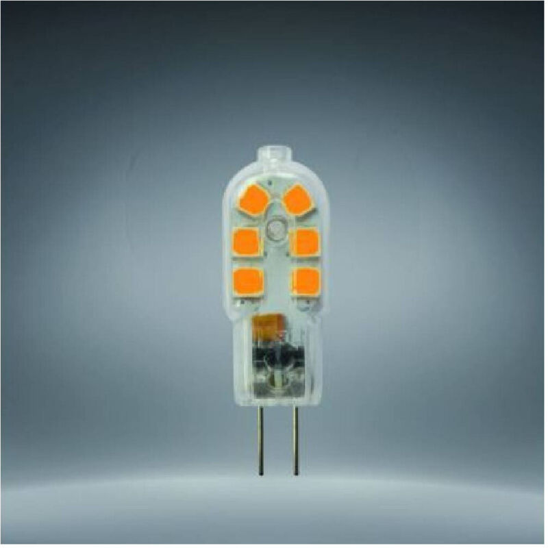 foto del prodotto trade shop traesio lampadina 12 led smd g4 1,8 watt 12v luce calda fredda naturale faretto bianco caldo 