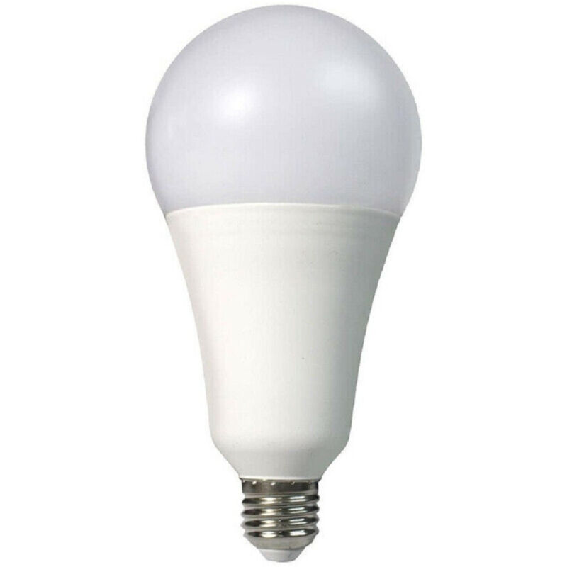 foto del prodotto trade shop traesio lampadina a led 26 w e27 a sfera a110 luce fredda calda naturale lampada a11001 bianco freddo 