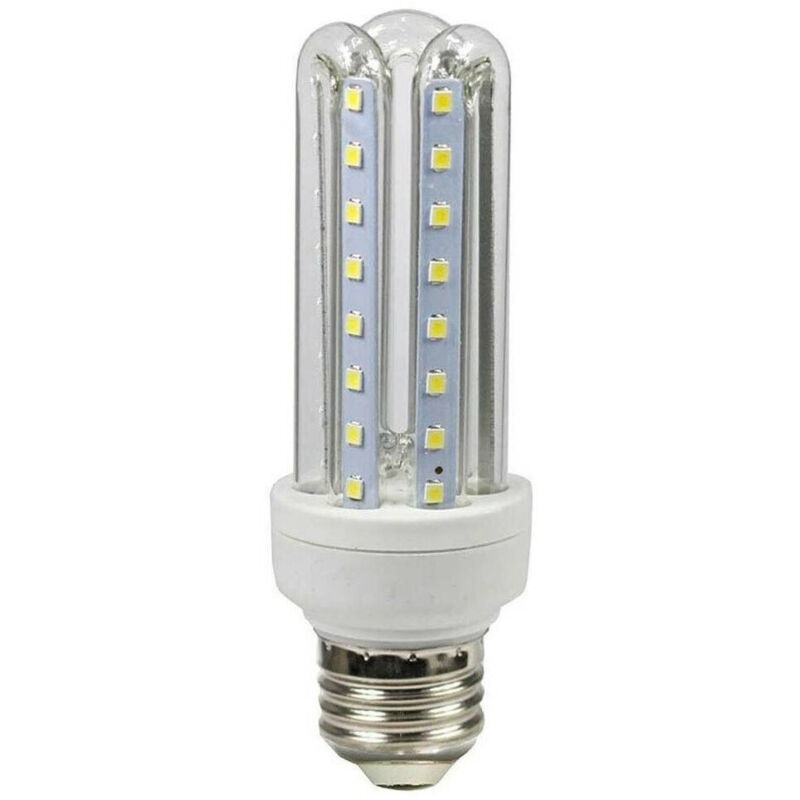 foto del prodotto trade shop traesio lampadina a led e27 14 w luce calda fredda naturale lampada tubolare u 14w bianco caldo 