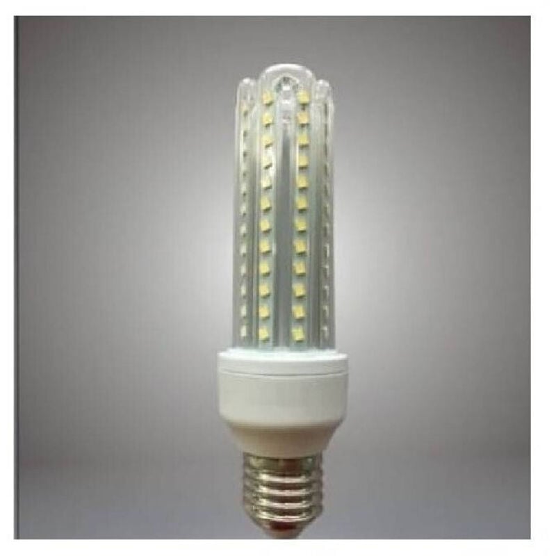 foto del prodotto trade shop traesio - lampadina a led e27 16 w luce calda 3000k fredda 6500k naturale 4000k u-16w - -bianco freddo -