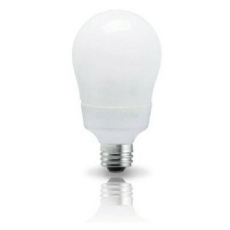 foto del prodotto trade shop traesio lampadina a risparmio energetico forma standard 8 watt e27 luce calda globetto 