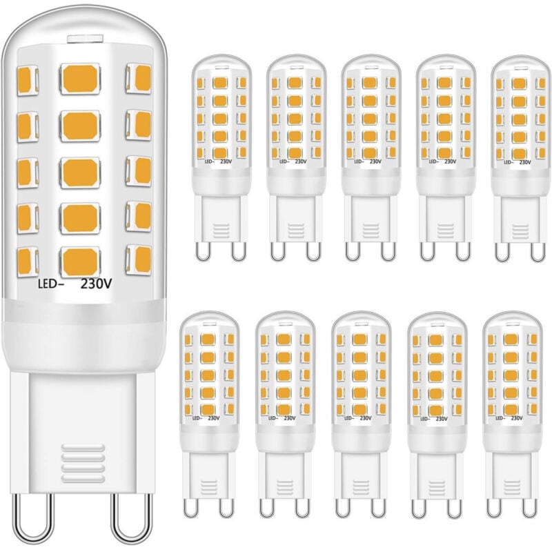 foto del prodotto trade shop traesio lampadina faretto 3.5w led 40 smd 2835 attacco g9 luce bianca fredda calda 220v bianco caldo 