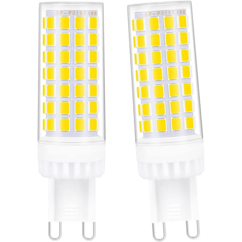foto del prodotto trade shop traesio lampadina faretto 5w led 72 smd 2835 attacco g9 luce bianca fredda calda 220v bianco caldo 