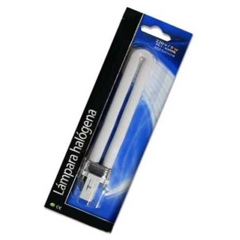 foto del prodotto trade shop traesio lampadina lampada alogena pl1 9 watt 450 lumens 6400 k luce fredda 