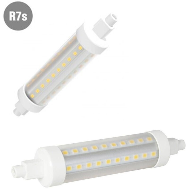 foto del prodotto trade shop traesio lampadina lampada led r7s 118mm led 2835 sostituzione alogena 6500k 8w 360 