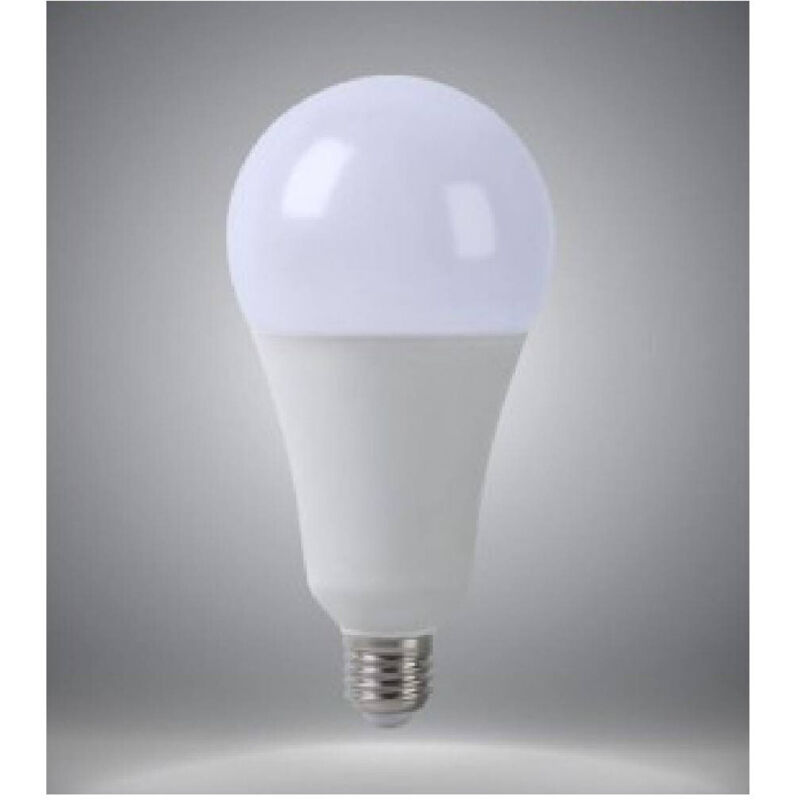 foto del prodotto trade shop traesio lampadina led 20w e27 sfera luce fredda 6500k calda 3000k naturale 4000k a9509 bianco caldo 