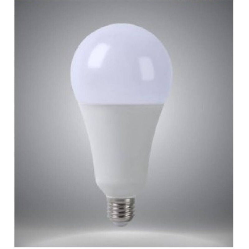 foto del prodotto trade shop traesio - lampadina led 20w e27 sfera luce fredda 6500k calda 3000k naturale 4000k a9509 - -bianco naturale -