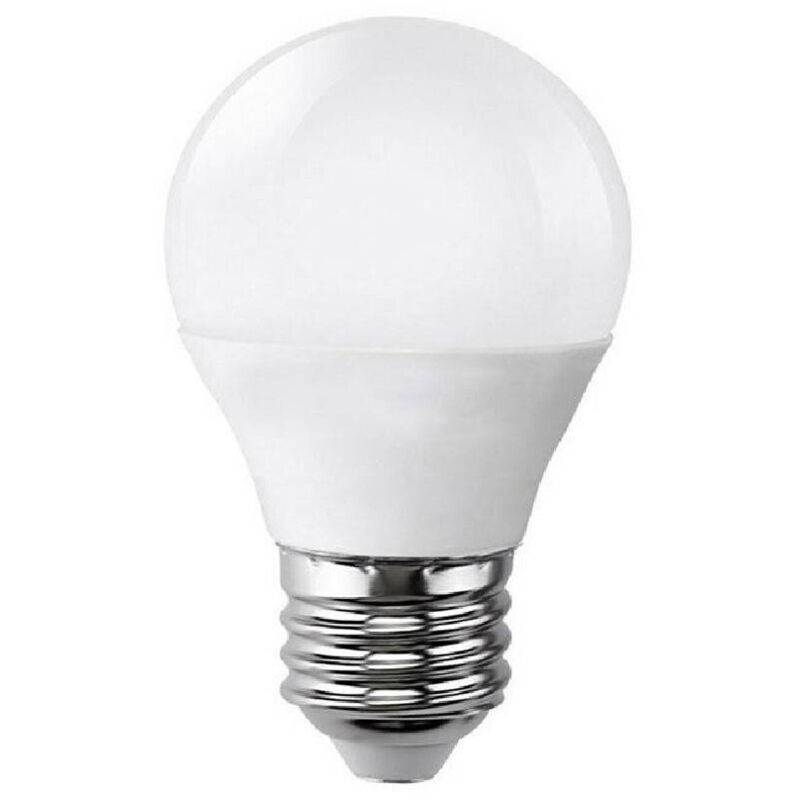 foto del prodotto trade shop traesio lampadina led 6 w sfera e27 luce fredda 6500k calda 3000k naturale 4000k g45 04 bianco naturale 
