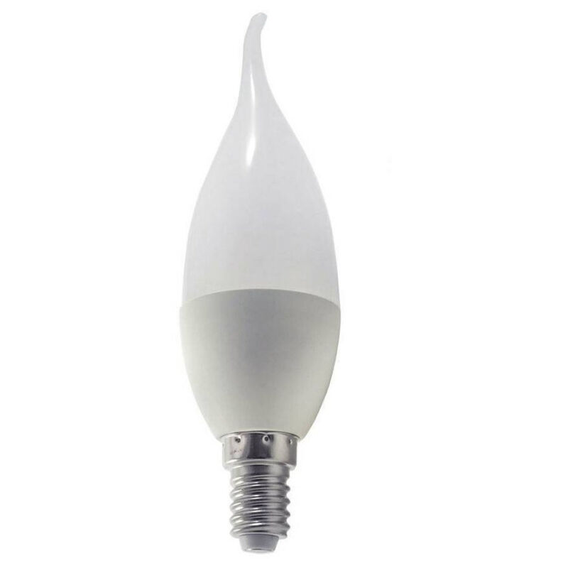 foto del prodotto trade shop traesio lampadina led 6 watt colpo di vento luce 6500k 3000k 4000k illuminazione c3703 bianco freddo 