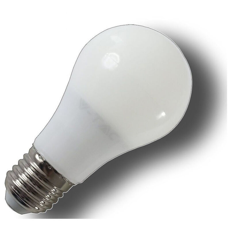 foto del prodotto trade shop traesio lampadina led a goccia smerigliata attacco e27, luce bianca calda fredda v tac bianco freddo 30 watt