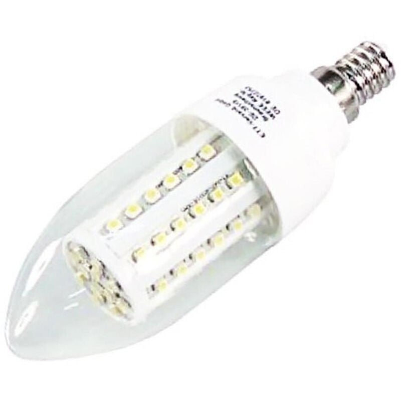 foto del prodotto trade shop traesio lampadina led con 60smd e14 9w lunga durata luce calda e fredda siluro bianco caldo 