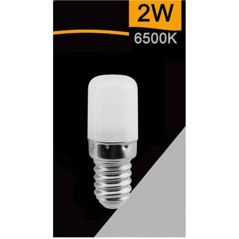 foto del prodotto trade shop traesio lampadina led e14 2watt luce 4000k 6500k 3000k per frigorifero sparac e14 2w 0s2 bianco freddo 