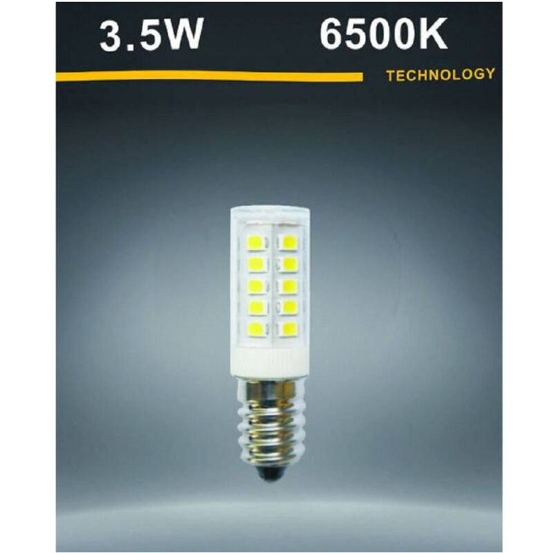 foto del prodotto trade shop traesio lampadina led e14 3.5 watt luce naturale 4000k calda 3000k fredda 6500k e14 11 bianco freddo 
