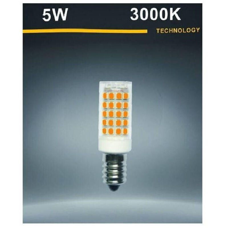 foto del prodotto trade shop traesio lampadina led e14 5 watt toni di luce calda 3000k fredda 6500k naturale 4000k bianco caldo 