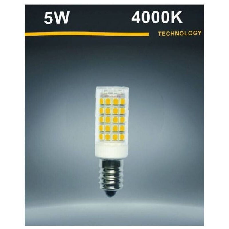 foto del prodotto trade shop traesio lampadina led e14 5 watt toni di luce calda 3000k fredda 6500k naturale 4000k bianco naturale 