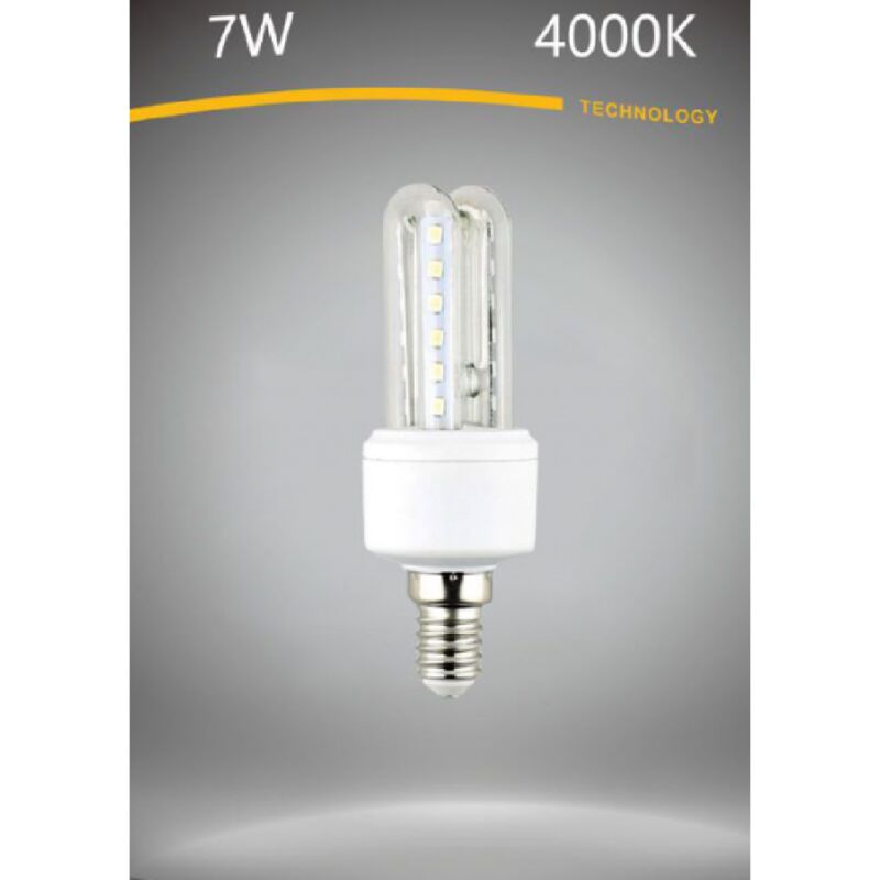foto del prodotto trade shop traesio lampadina led e14 7 w bianco caldo 3000k freddo 6500k naturale 4000k 2u 02t bianco naturale 
