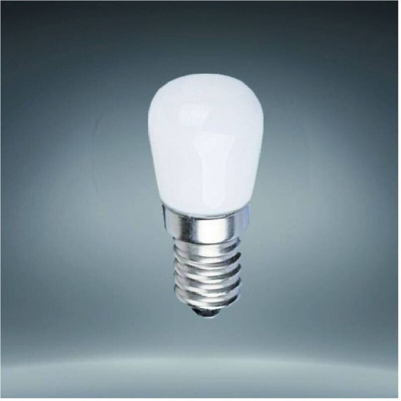 foto del prodotto trade shop traesio - lampadina led e14 luce bianca fredda calda naturale per frigorifero cappa - -bianco freddo -