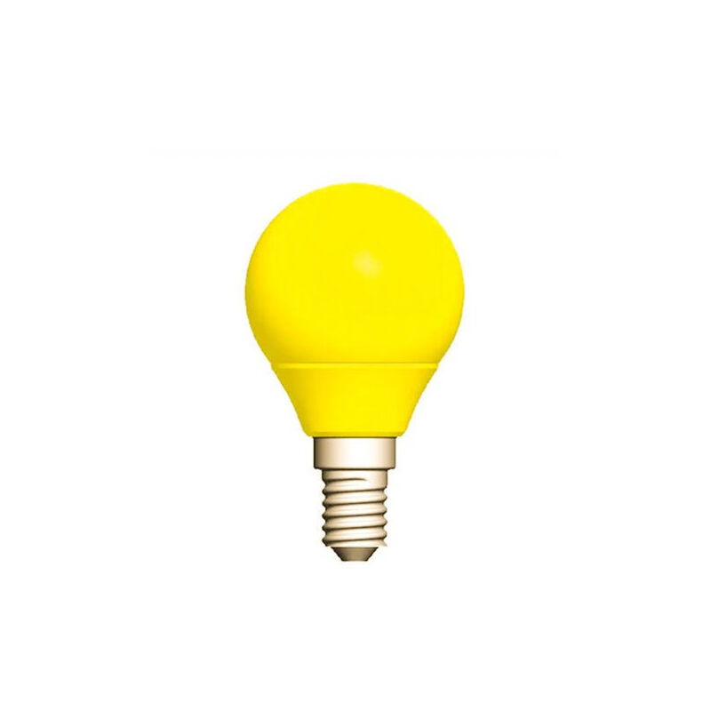 foto del prodotto trade shop traesio lampadina led e14 mini globo 220v colore verde blu viola bianco caldo freddo 2w bianco caldo 