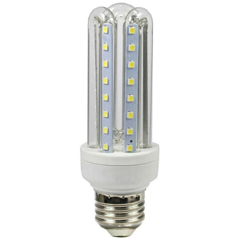 foto del prodotto trade shop traesio lampadina led e27 10 w lampada tubolare luce calda fredda naturale u 10w bianco caldo 