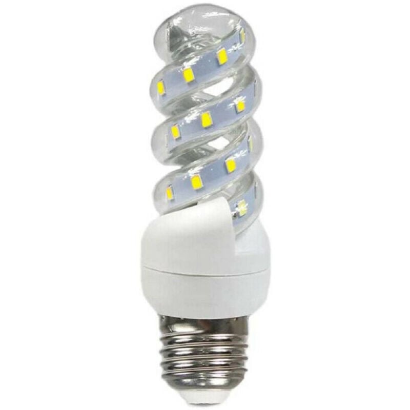 foto del prodotto trade shop traesio lampadina led e27 16w spirale luce fredda calda naturale 6500k 4000k 3000k s16w bianco freddo 