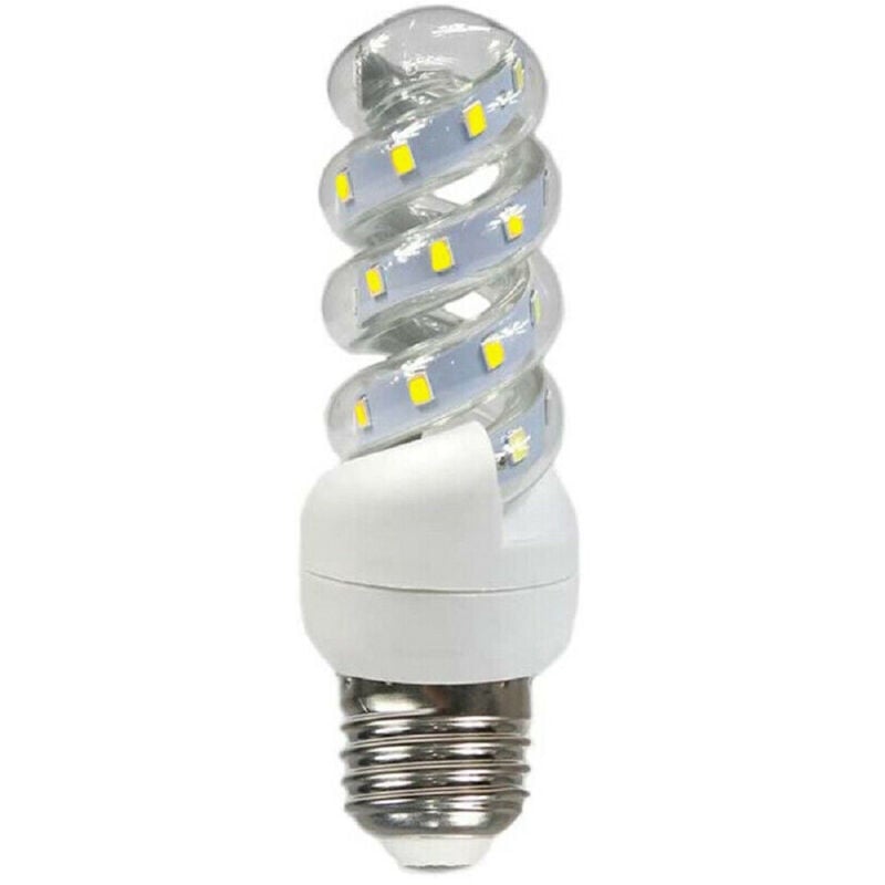 foto del prodotto trade shop traesio lampadina led e27 18w spirale luce calda 3000k naturale 4000k fredda 6500k s18w bianco freddo 