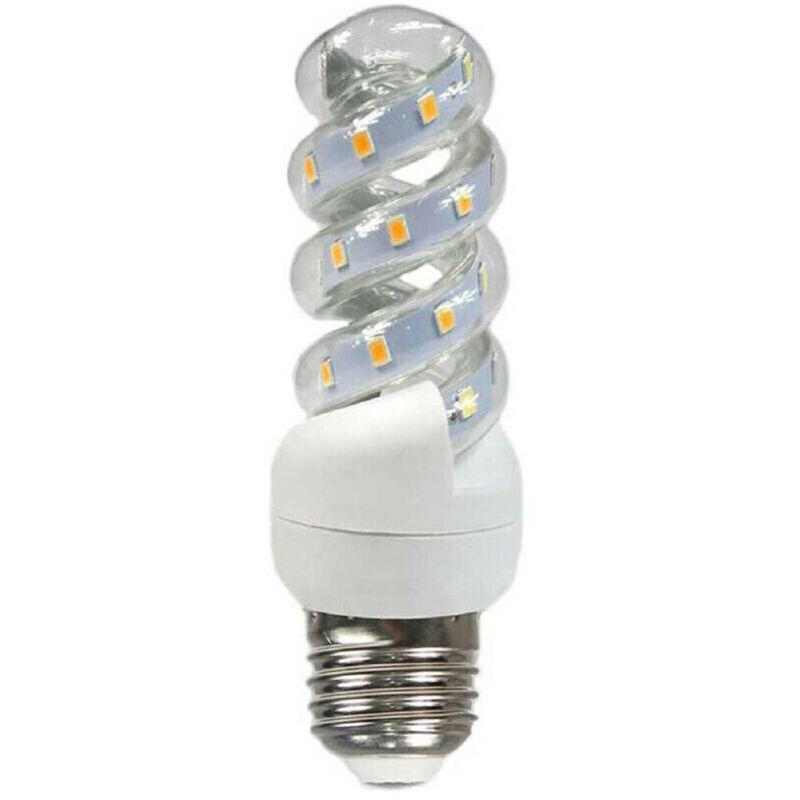 foto del prodotto trade shop traesio lampadina led e27 22w spirale luce calda 3000k naturale 4000k fredda 6500k s22w bianco caldo 