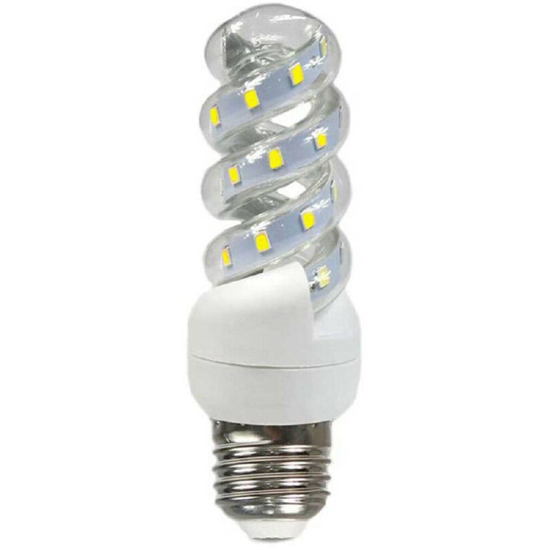 foto del prodotto trade shop traesio lampadina led e27 22w spirale luce calda 3000k naturale 4000k fredda 6500k s22w bianco freddo 
