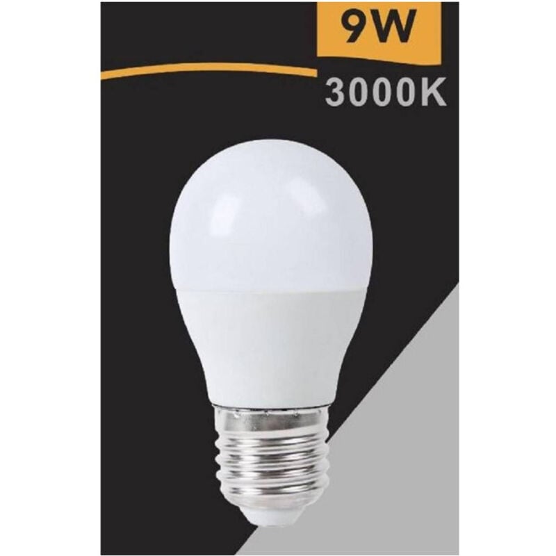 foto del prodotto trade shop traesio lampadina led e27 9 w 820lm mini globo g45 smd luce calda fredda naturale g45 9w bianco caldo 