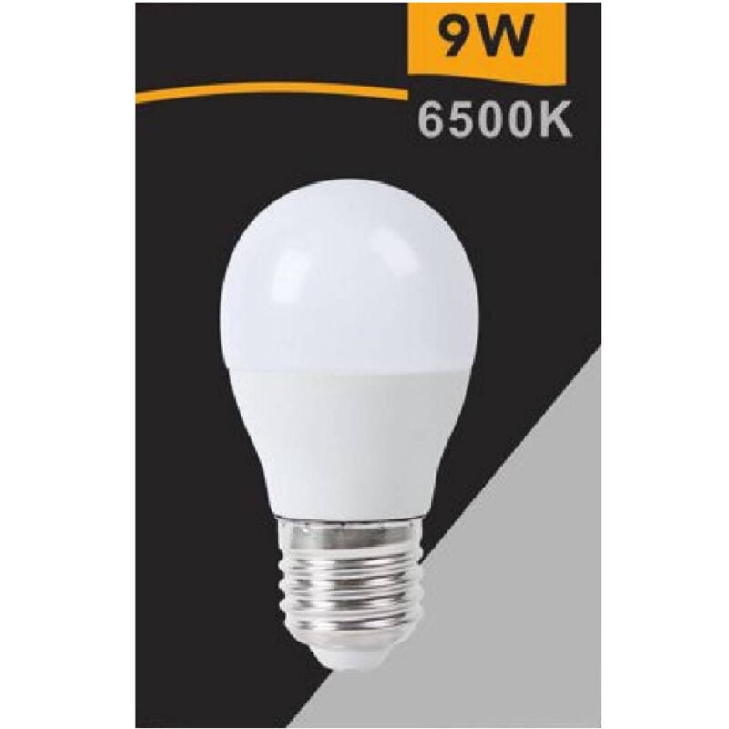 foto del prodotto trade shop traesio lampadina led e27 9 w 820lm mini globo g45 smd luce calda fredda naturale g45 9w bianco freddo 