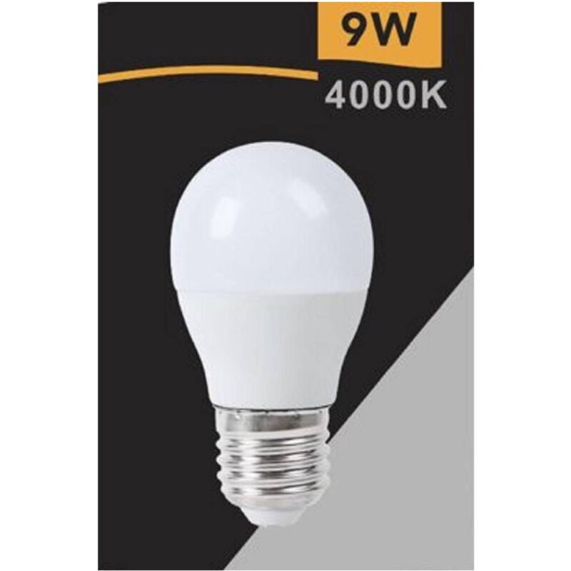 foto del prodotto trade shop traesio lampadina led e27 9 w 820lm mini globo g45 smd luce calda fredda naturale g45 9w bianco naturale 