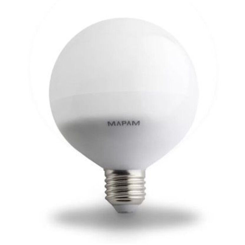 foto del prodotto trade shop traesio - lampadina led e27 globo g95 12w attacco grande luce naturale 4500k basso consumo 00371 -