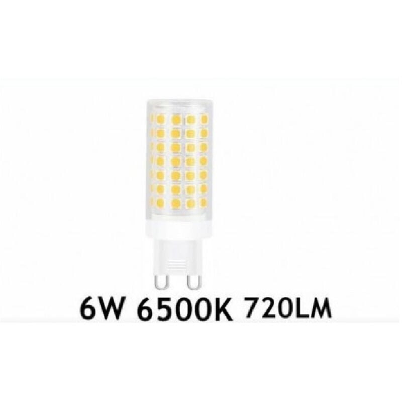 foto del prodotto trade shop traesio lampadina led g9 6 watt 720lm luce calda 3000k naturale 4000k fredda 6500k bianco freddo 