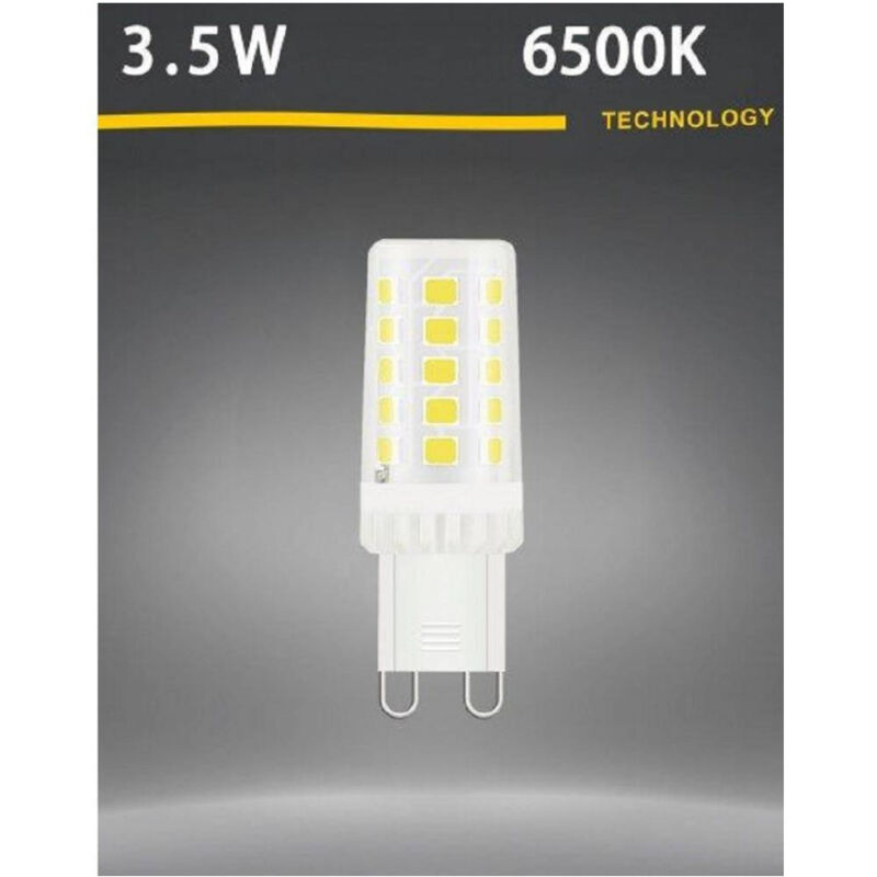 foto del prodotto trade shop traesio lampadina led g9 spotlight 3.5w tubolare luce fredda calda naturale 420lm g9 3.5w bianco freddo 