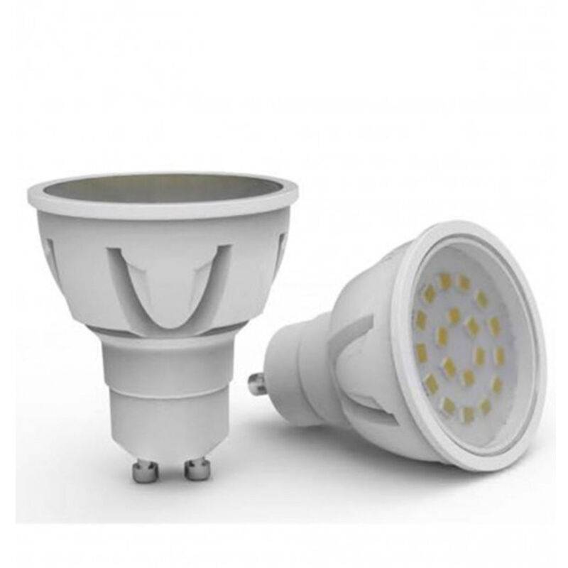 foto del prodotto trade shop traesio lampadina led gu10 60led smd 220v faretto lampada spot 4w fredda calda naturale bianco freddo 